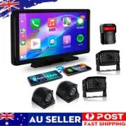 10.36" Carplay Touch Screen DVR Monitor 4K RV Backup Camera BSD for Truck Bus RV