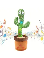 1pc-Dancing Talking Cactus Toys For Baby Boys Girls, Singing Mimicking Record