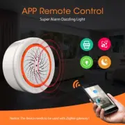 Sound Light Sensor Alarm for Tuya Smart Home For Zigbee Enabled System