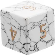 KONTONTY Game Playing Dice Sided Turquoise Simulation Dice Prop for Party Games Lightweight and Compact Accessory for Board and Teaching Activities