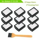 9pcs Replacement Filter for iRobot Roomba i7 i7+ i3 i4 i6 i8 Plus E5 E6 Vacuum