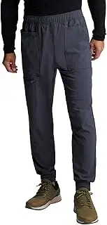 CHEROKEE Men's Mid Rise Pull-on Jogger Scrubs Pant