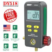 Manifold Digital Gauge Refrigeration HVAC Vacuum Pressure Leak Tester 0-6000Kpa
