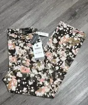 Bandolino Womens Stretch Denim Jeans Mandie Size 14 Straight Colorful Floral NWT