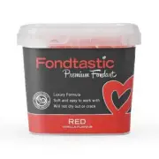 Fondtastic Premium Fondant Icing Red 1kg