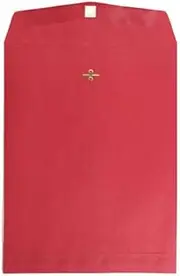 10 x 13 Clasp Envelopes - Holiday Red (250 Qty.) | Perfect f