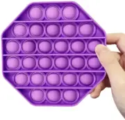 Push Pop Bubble Sensory Fidget Toy Stress Relief Special Needs Autism Purple UK