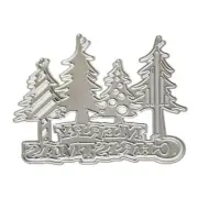 Merry Christmas Tree Metal Cutting Dies Stencil DIY Scrapbooking Album Stamps