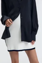Essential Knit Skirt II (Off White) - FINAL SALE