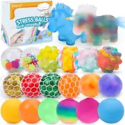 Stress Balls Set Squishy Balls, Squishy Stress Relief Ball, 20 Pack Squeeze Ball