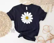 Daisy T-Shirt, Flower T-Shirt, Wildflower T-Shirt, Boho T-Shirt, Floral T-Shirt