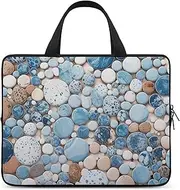 Laptop Case Sleeve Shockproof Computer Carrying Bag Blue And Brown Mix Notebook Case Cover Laptop Bag Water Resistant Computer Cases Tablet Briefcase for Travel Business 13 Inch, Blue and Brown Mix