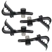 Drum Microphone Clip, 4PCS Shockproof Securing Mic Clips Drums Micro Phone Cl...