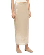 Staud Casey Sequin Skirt