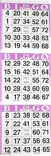 American Games 3 on Purple Bingo Paper Card Sheets (1,000 Sheets Per Pack; 3000 Cards Total)