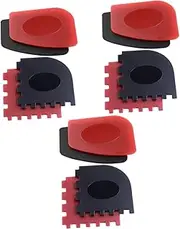 BESPORTBLE 3sets Griddle Scraper BBQ Grill Accessories Humanized Groove for Comfortable to Hold Cleaning 4pcs*3