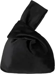 [Muka] Velvet Knot Wristlet Bag Knot Wrist Bag Evening Bag Japanese Style