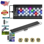 Full Spectrum LED Aquarium Light with Timer - 24-30 Inch & Adjustable Brightness