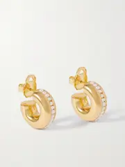 [Pacharee] Pacharee - Prado Medium Gold-plated Pearl Earrings - One size One size Gold