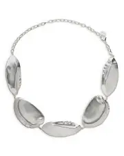 Cult Gaia Sculptural Disc Collar Necklace, 17.1