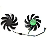 Cooling Fans for POWERCOLOR RX7600 8GB Fighter Graphics Card