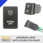 INTERIOR LIGHT BLUE LED Push Switch Suit HOLDEN COLORADO 2012-2016 12v Dash