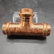 VIEGA ProPress #77387 Tee 3/4" x 3/4" x 3/4" Copper Plumbing Push To Connect