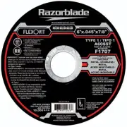 Razorblade FlexOvit 6" Thin Angle Grinder Slicer Wheel Long Life Stainless Steel