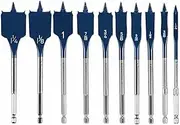 Bosch DSB5010 10-Piece Daredevil Standard Spade Bit Set
