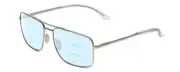 Smith Outcome Unisex Aviator Designer Multi-Focus Blue Light Glasses Silver 59mm