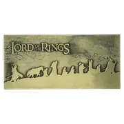 The Lord of the Rings Limited Edition The Fellowship Plaque