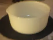 NEW PYREX Hamilton Beach Milk Glass Mixing Bowl Pour Lip Footed White Vintage