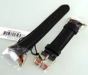 Pandora Imagine Watch Black Leather Band + IPG (Gold) Stainless Steel Buckle