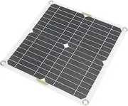200W 12V Portable Solar Panel, Waterproof Solar Power Supply with Battery Clip, Adapters, SAE Clip Cable, Solar Charger for RVs, Cars, Boats, Water Pumps, Sheds