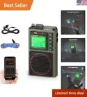 Portable AM/FM/VHF/SW/WB Shortwave Radio with Bluetooth & SOS Light Feature