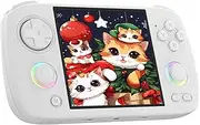 RG CubeXX Retro Handheld Game Console, Linux 64-bit System, 32G + 64G TF Card, 3.95 Inch IPS Screen, RG Cube XX Support, 16 Million Colours, RGB Joystick Lighting, HDMI TV Output