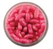 Berkley Gulp Hot Pink Maggots Fishing Bait 1.5 Oz Jar NEW