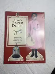 American Girls Pastimes 1864 Addy’s Paper Dolls Kit Uncut And New