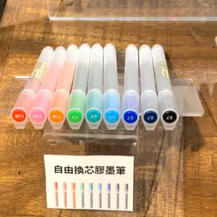 現貨 自由換芯 附蓋 膠墨筆 MUJI 無印良品 0.38 0.5 筆 膠墨 中性筆 原子筆 中性筆 膠墨 文具 全新品