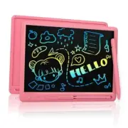 LCD Writing Tablet for Kids, 15 Inch Colorful Drawing Doodle Board, Pink