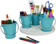 Craft Storage Turntable - The Lazy Susan Art Craft Organizer Storage Bins Caddy!