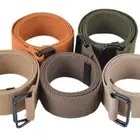 Double Ring Buckle Pants Belt Cotton Canvas Buckle Belt Canvas Belt Men's