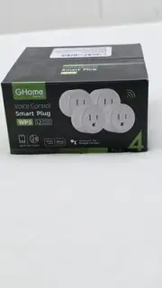 GHome Smart Mini Smart Plug, WiFi Outlet Socket 4 Pack Smart Plugs