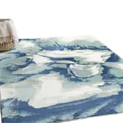 Modern Rug Fluffy Geometric Washable Non-slip Carpet for Living Room-F1