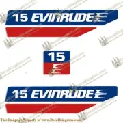 Evinrude 1970's 15hp Outboard Decal Kit 3M Marine Grade