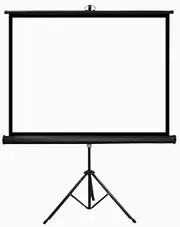 Retractable Projector Screen, Projection Screen Indoor Quick Storing, White Curtain Movie Screen for Bonfire Party/Outdoor Party/Family Gathering/Camping(170x128cm/67x50in)