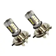 Fits CanAm Bombardier 80W LEDs Super White Headlights Bulbs Lamps 2 Pack