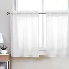 Curtain Convenient Machine Washable Soft-touching Elegant Sheer Curtain White