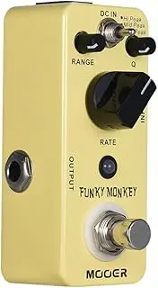 zolyet FUNKY MONKEY Auto Wah Guitar Effect Pedal 3 Peak Modes True Bypass Full Metal Shell