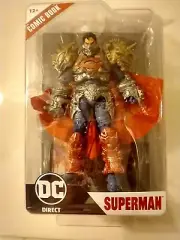 DC Earth 2 SuperMan Krypton Ghost Armored Action Figure With Comic Book